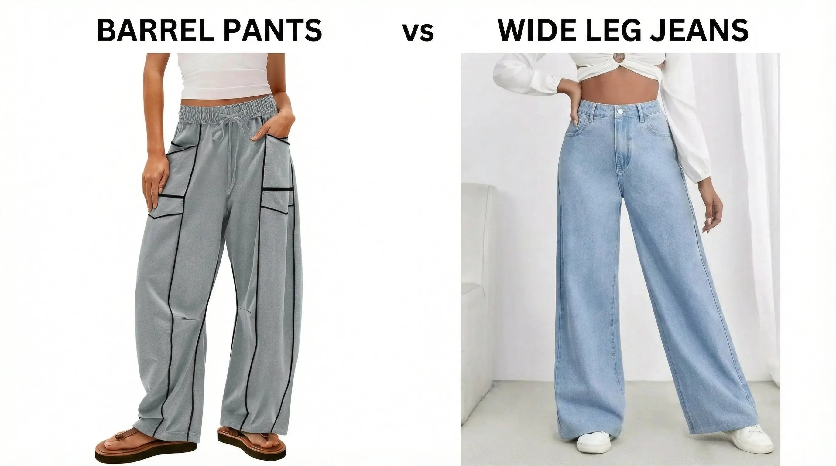Barrel Pants vs Wide Leg Jeans: Which Style Is Better in 2026?