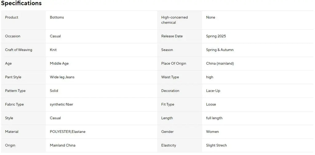 Women’s High-Waisted Barrel Pants – Wide Leg Straight Fit  Minimalist Drawstring Sweatpants for Autumn Winter - Black Barrel Pants